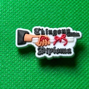🌼 (5/$10 or 10/$15) NEW “I LOVE School” Croc Charm Collection Graduation Diploma
